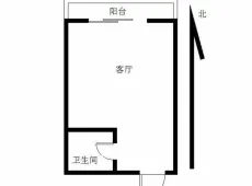 历下|复星国际中心1室1厅1卫出租|买房租房佣金全返