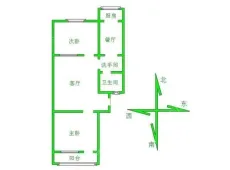 房管局|广泰小区2室2厅1卫出租|买房租房佣金全返