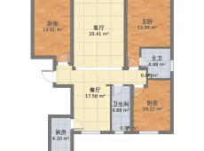 峨眉山|滨湖国际社区3室2厅2卫出租|买房租房佣金全返