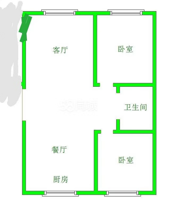 睿达阳光新城 2室2厅1卫 85平 精装修-睿达阳光新城租房