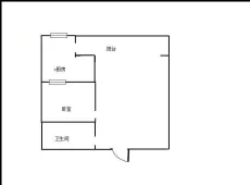 宛城|诚发都市新城1室1厅1卫出租|买房租房佣金全返