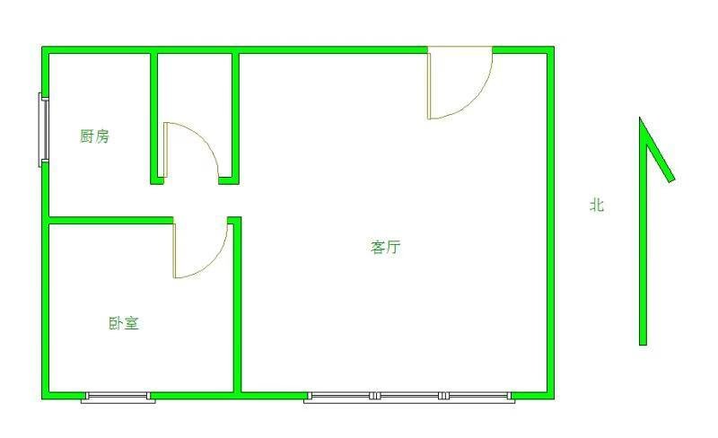 汽贸小区三楼一室一厅精装家电齐全750每月-汽贸小区租房