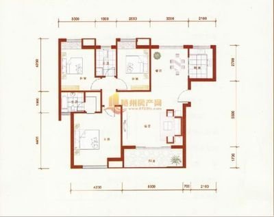 广场大厦 3室2厅2卫 可办公 南北通透 电梯房 配套齐全-广场大厦租房