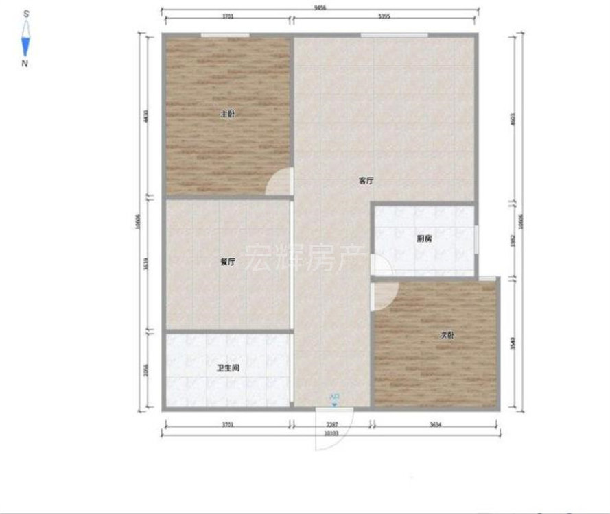 范家湾路 丰和丽园 两室两厅 简单装修 西南朝向 交通方便-丰和丽园租房