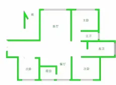 八一广场|御泽花园3室2厅2卫出租|买房租房佣金全返