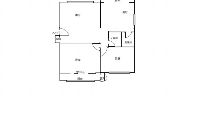 包百商圈东方花园76平中间楼层1500元包暖包物业