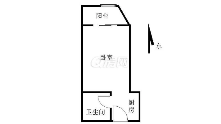 金钻广场 步行街附近 单间带厨房厕所 可月付 500元一月