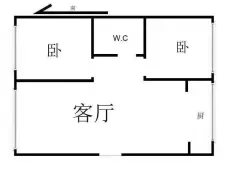 矿区|纬地明珠2室1厅1卫出租|买房租房佣金全返