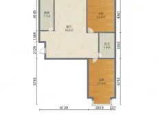 城区|东信国际2室1厅1卫出租|买房租房佣金全返