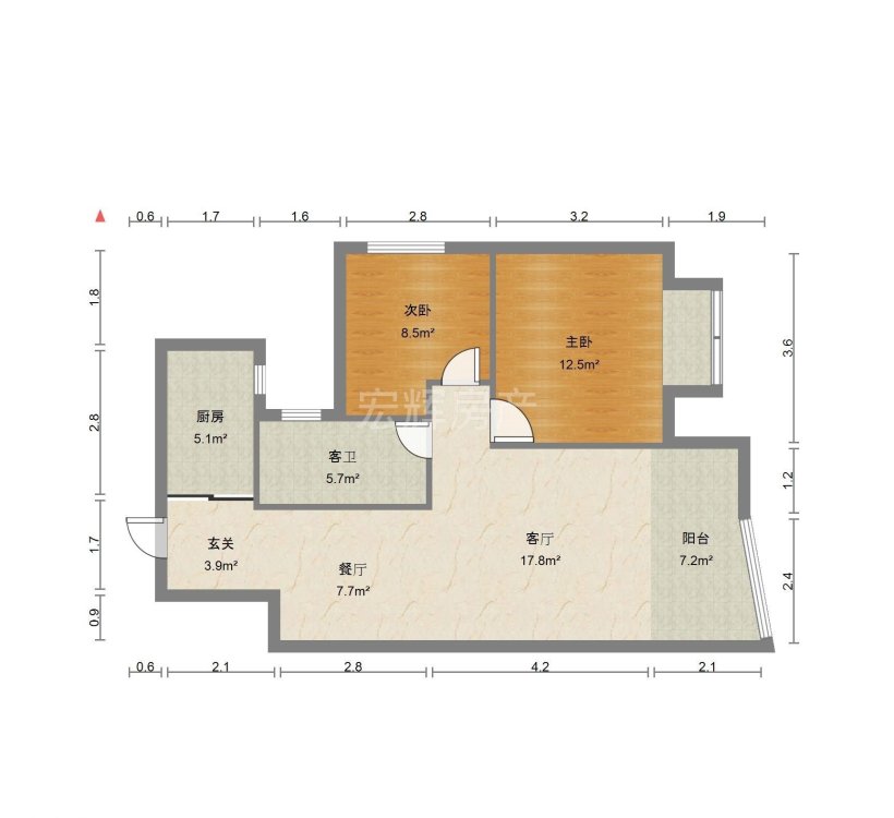 西站十字地铁口建兰路步行街旁阳光家园 两室一厅 家具家电齐全-阳光家园百合苑租房