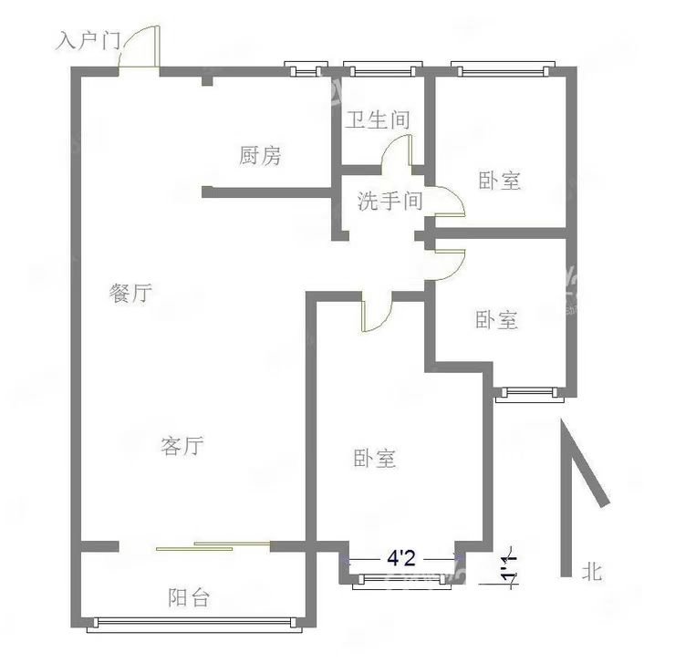 三个空调！急租！皇营东郡精装三室，家具齐全，随时看房，有钥匙-皇营东郡租房