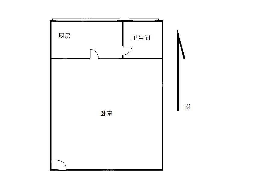 钟四村酒店式公寓大床大卫温馨舒适-胜石村租房