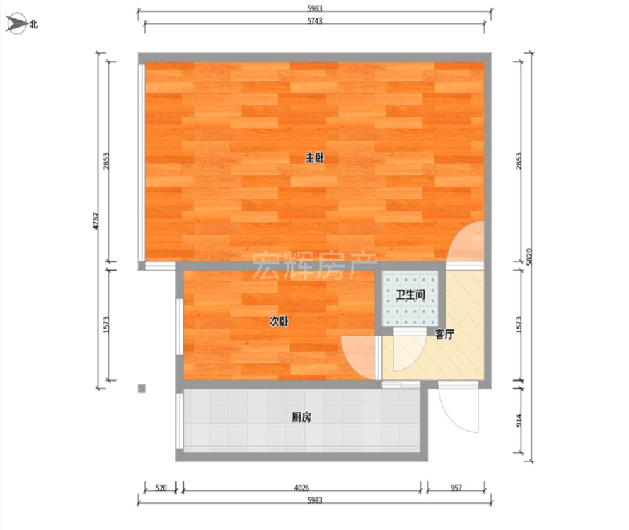 文化宫 磨沟沿840号 1室1厅 家具齐全 交通方便预约看房-磨沟沿租房