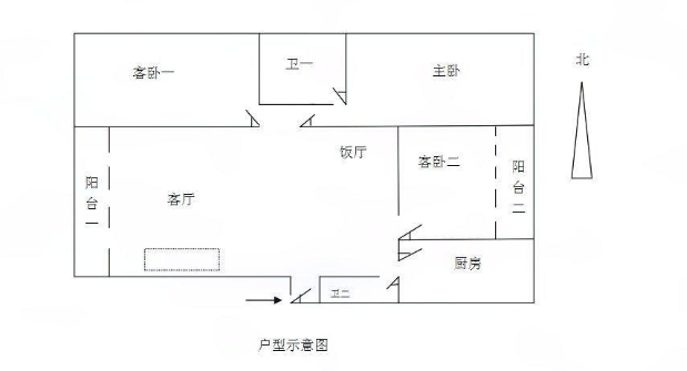 客世界附近多间三房，小区停车方便，免物业费-丰宝小区租房