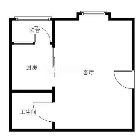 龙头寺一室一厅出租鲁能星城13街区精装修家具家电齐全采光好-鲁能星城十三街区租房