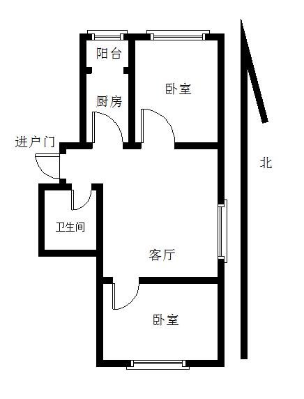 北岸众和城两室一厅 看房方便 家具家电齐全 临近地铁-北岸众和城租房