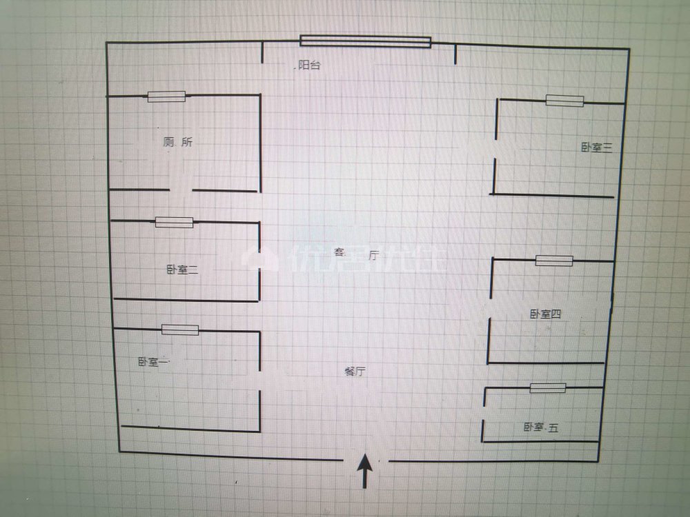 北路华府,电梯房 年付 整租 119平 北路华府 5室 精装 随时看房4