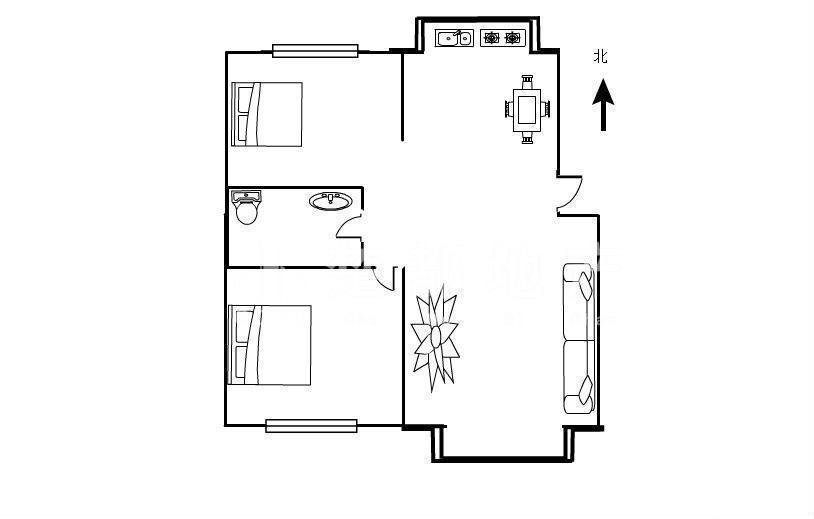 二中附近 寿西湖旁边的电梯2室  全屋木地板 全新电器-寿西湖小区租房