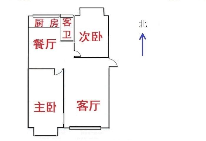 明信时代广场 2室2厅1卫 82平-明信时代广场租房