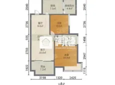 岳阳楼|凯旋城2室2厅1卫出租|买房租房佣金全返