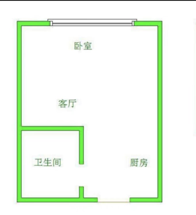 地铁口 新悦广场 1室1厅1卫 南北通透 配套齐全 40平-新悦广场租房