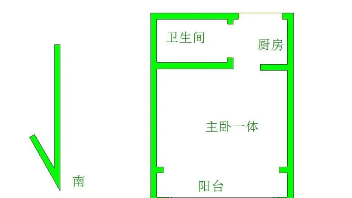 宝龙公寓 新出一室 家电齐全 拎包入住 随时看房 价格美丽