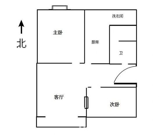 银川路二毛建化小区二居简装师大八楼地铁66中78中（130）-建化小区B区租房