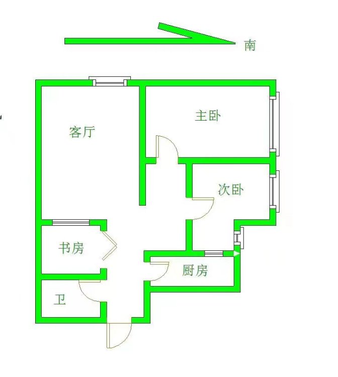 御龙瀚府 出租南北通透两居室年租1.6万-御龙瀚府租房