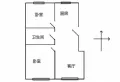 鑫海都市绿洲电梯高层 两室一厅 拎包入住 2.3万包物业取暖1