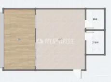 麻城|蓝翔万象城1室1厅1卫出租|买房租房佣金全返