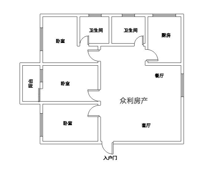 煤炭公司住宅区步梯三房125平米带一间柴房一起月租800元-煤炭公司住宅区租房