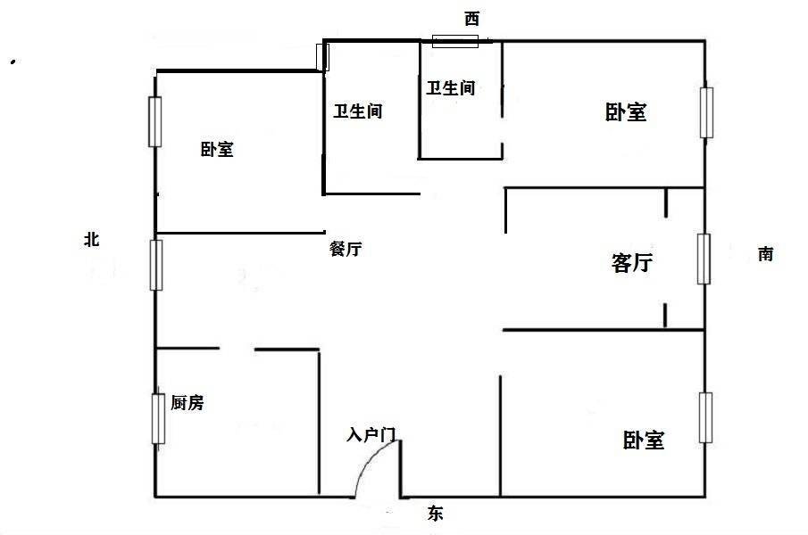 出租欢乐江山三居室，年租14000，。拎包入住，家具家电齐全-欢乐江山三期租房