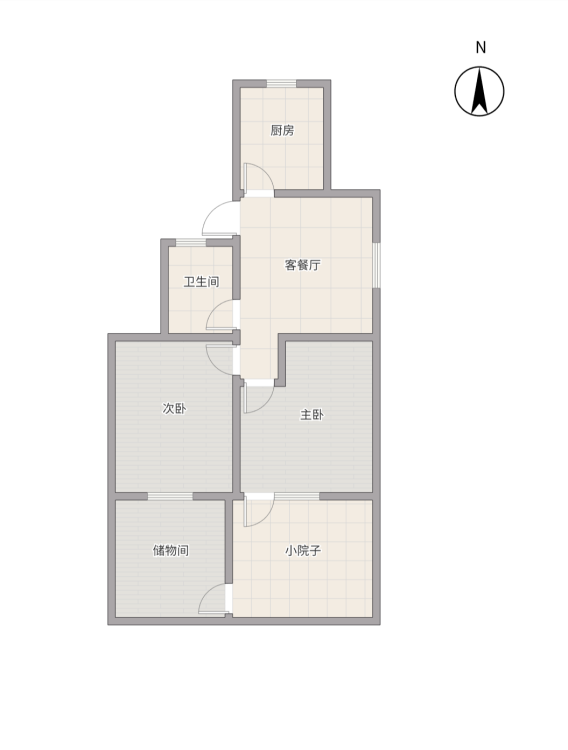 好旺花苑 一梯两户 双南双天井 东边套全明户型 办理居住证-好旺花苑租房