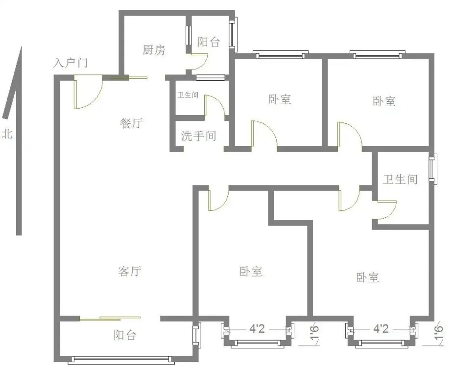 急租碧桂园济州府精装4室家具家电齐全拎包入住有钥匙随时看房-碧桂园济州府租房