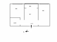 青山|青山路1号街坊2室1厅1卫出租|买房租房佣金全返