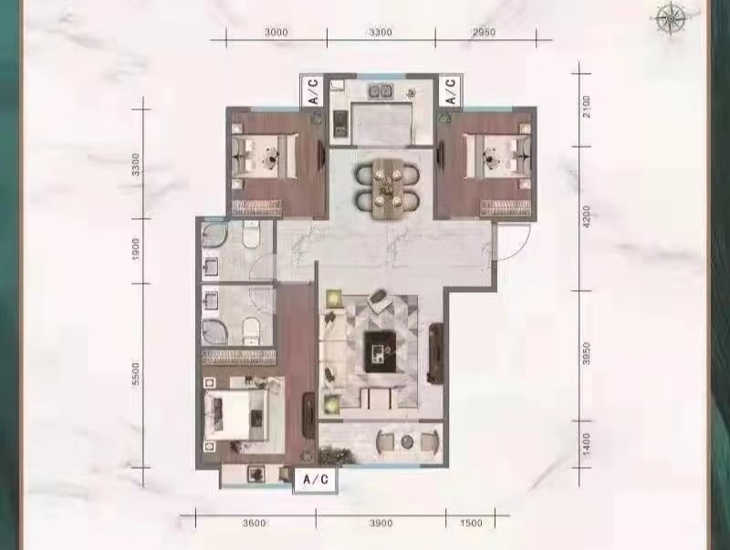 三星凤凰府 中大街 新百汇 家具家电齐全 拎包入住 随时看房-三星凤凰府租房