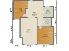 蚌山|滨湖花园2室2厅1卫出租|买房租房佣金全返