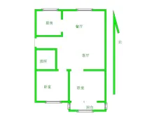 谈固大街|留村东区1室1厅1卫出租|买房租房佣金全返