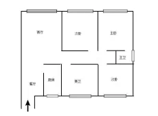 巴州|石油小区3室2厅2卫出租|买房租房佣金全返