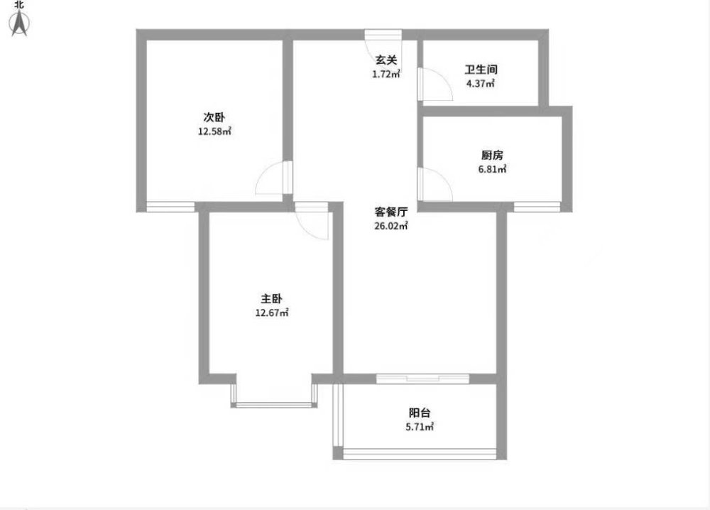 广夏温馨家园 2室2厅1卫 102平 采光好-广厦温馨家园租房