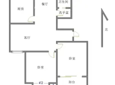 市中|南池文景园2室2厅1卫出租|买房租房佣金全返