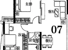 海珠|琶洲新村2室2厅1卫出租|买房租房佣金全返