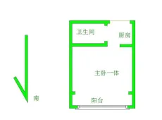 洛龙|宝龙城市广场三期1室0厅1卫出租|买房租房佣金全返