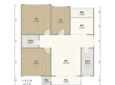 昆都仑区|少先路口岸花园3室2厅2卫出租|买房租房佣金全返