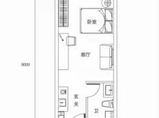 迎江|恒大优公馆1室1厅1卫出租|买房租房佣金全返