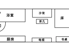 九龙坡|金茂未来域1室1厅1卫出租|买房租房佣金全返