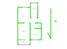 涧西|矿山厂2号街坊2室1厅1卫出租|买房租房佣金全返