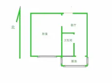 历下|菜市新村1室1厅1卫出租|买房租房佣金全返