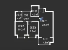 东湖|南京西路2室1厅1卫出租|买房租房佣金全返