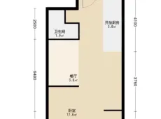 光谷航天城1室1厅1卫出租|买房租房佣金全返